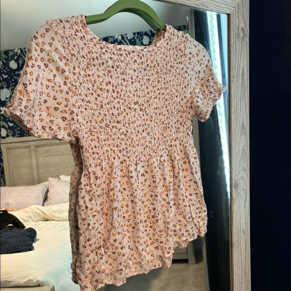 Smocked Shirt